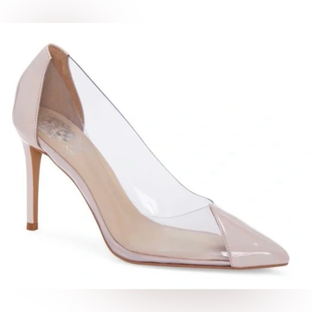 Vince Camuto Poised Clear/Blush Pump - Size 8 - Worn Once